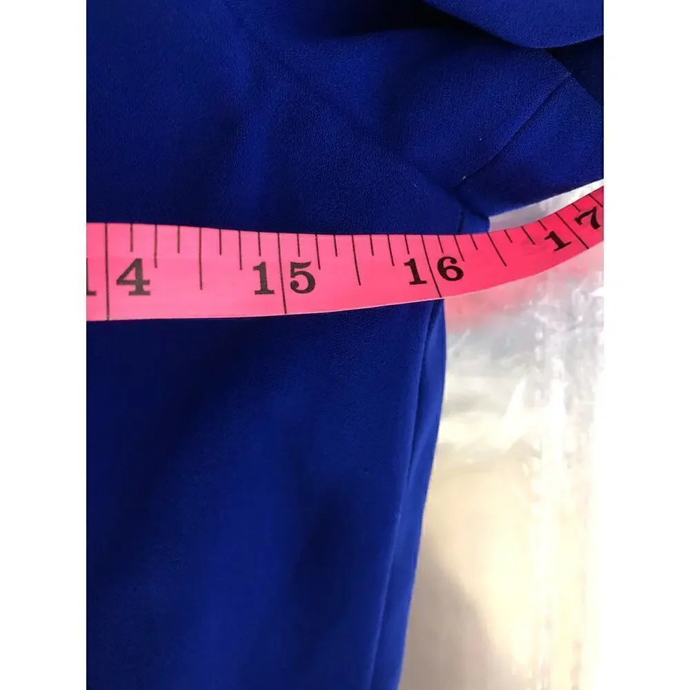 Badgley Mischka Gown Sweetheart Cobalt Blue L